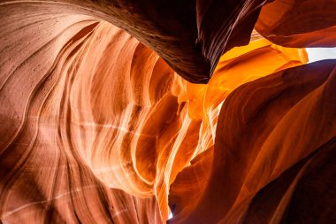 Sayfa, Arizona Usa yakınındaki Navajo rezervasyonunuzu yaparken alt antilop Kanyonu