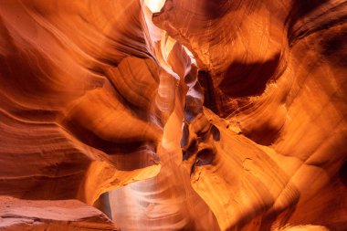 Üst antilop Kanyonu Navajo rezervasyonunuzu yaparken sayfa, Arizona Usa yakınındaki