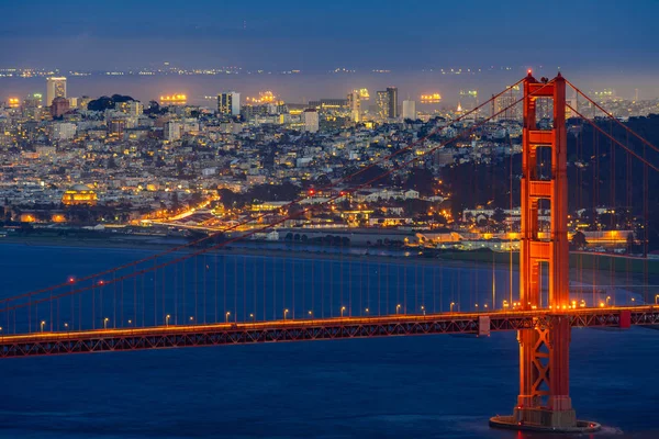 Puente Golden Gate San Francisco California Costa Oeste Del Océano —  Fotos de Stock
