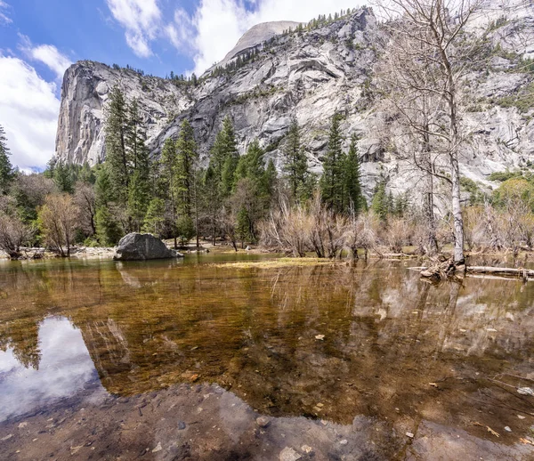 Lac Mirror Parc National Yosemite Valley Californie San Francisco Usa — Photo