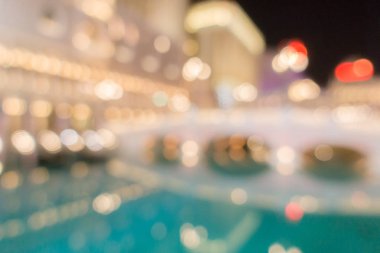 Bulanık arka planını Las Vegas şehir cityscape Nevada ABD gecede soyut