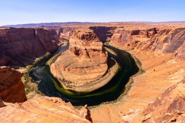At nalı bend ile colorado Nehri Kanyon sayfa Arizona ABD de