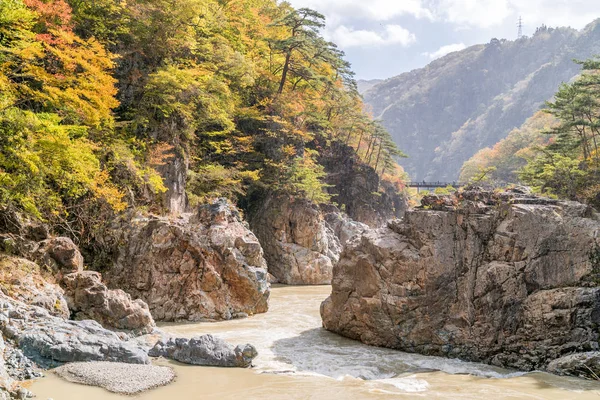 Ryuyo 峡谷峡谷国家公园和娱乐区 日本栃木日航 — 图库照片