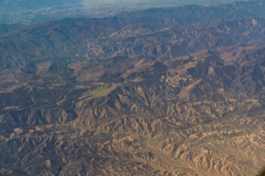 An aerial view of California San Andreas, California, USA clipart