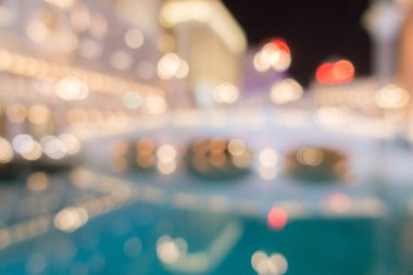 Bulanık arka planını Las Vegas şehir cityscape Nevada ABD gecede soyut