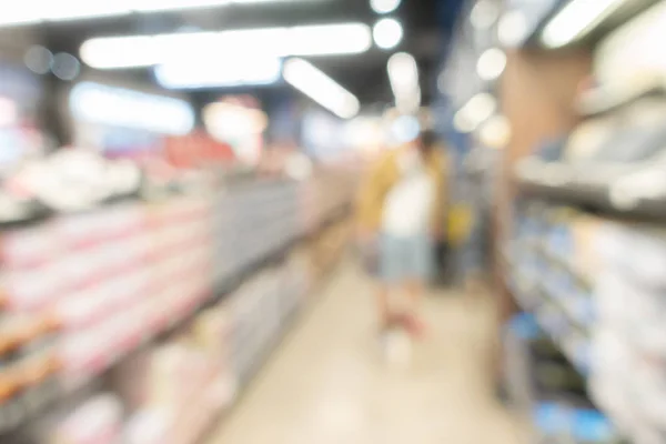 Abstrast Blurred Background Supermarket Hypermarket Phamacy Usa — Stock Photo, Image