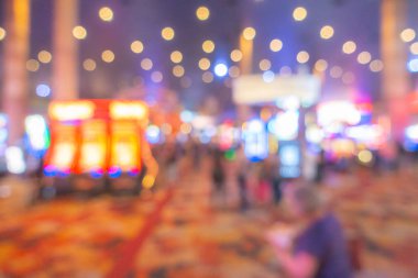 Bulanık arka plan Casino Las Vegas City Nevada ABD
