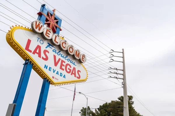 Słynny Fantastyczny Las Vegas Zarejestruj Miasto Las Vegas Nevada Stany — Zdjęcie stockowe