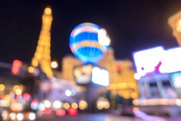 Abstract Blurred Background Las Vegas City Cityscape Nevada Usa Night — Stock Photo, Image