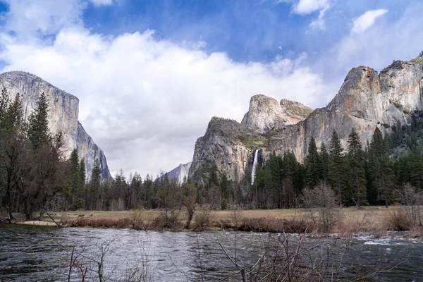 Yosemite Valley Veduta Del Parco Nazionale Dello Yosemite California San — Foto Stock