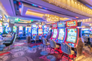 Bulanık arka plan Casino Las Vegas City Nevada ABD