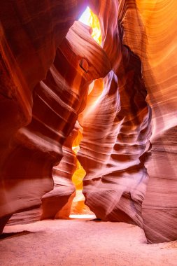Üst antilop Kanyonu Navajo rezervasyonunuzu yaparken yakınındaki sayfa, Arizona, ABD