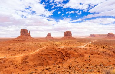 Monument valley utah ABD'deki navajo aşiret park
