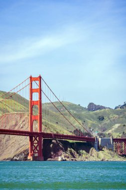 Golden Gate Köprüsü içinde San Francisco Kaliforniya ABD West Coast, Pasifik Okyanusu