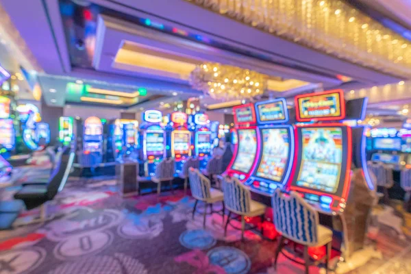 Astratto Sfondo Sfocato Casino Las Vegas Città Italia — Foto Stock