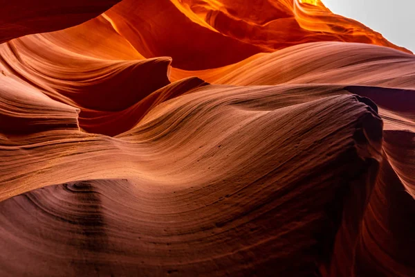 Obniżyć Antelope Canyon Navajo Rezerwacji Pobliżu Strony Arizonie Usa — Zdjęcie stockowe