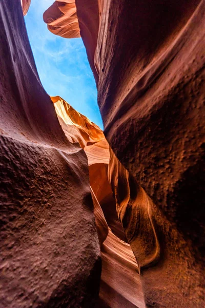 Sayfa Arizona Usa Yakınındaki Navajo Rezervasyonunuzu Yaparken Alt Antilop Kanyonu — Stok fotoğraf