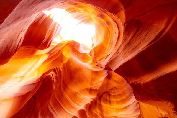 Ylä Antelope Canyon Navajo Reservation Lähellä Page Arizona Yhdysvallat — kuvapankkivalokuva