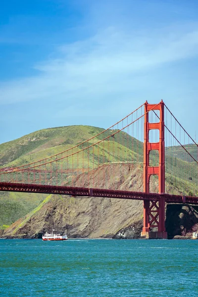 ゴールデン ゲート ブリッジ サンフランシスコ カリフォルニア アメリカ西海岸の太平洋海域における — ストック写真