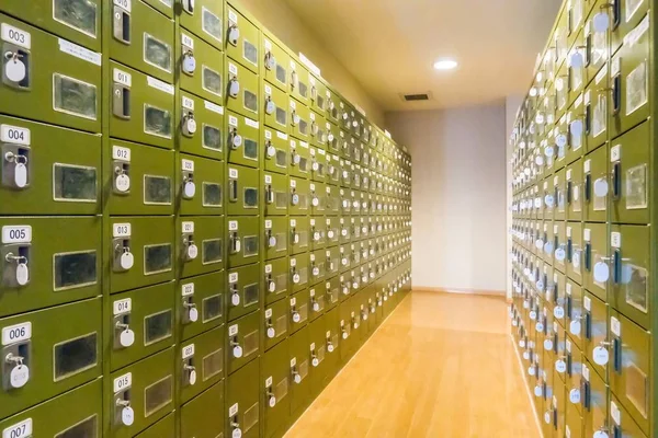 Row Locker Changing Room — Stock Photo, Image