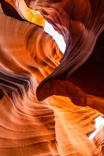 美国页 亚利桑那附近的纳瓦霍保留下羚羊峡谷 — 图库照片
