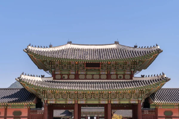 Gyeongbokgung Palace Seoul Zuid Korea — Stockfoto