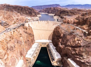 Arizona ve Nevada 'daki Hoover Barajı, ABD