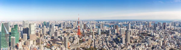 Tokio Toren Met Skyline Tokyo Japan Panorama — Stockfoto