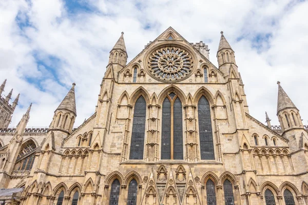 York Minster Cathedral Cloud Blue Sky York England — стокове фото