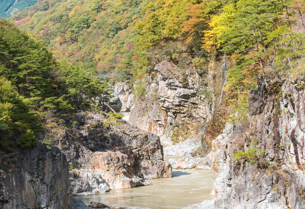 日本Nikko Tochigi的琉遥峡谷峡谷国家公园和娱乐区 — 图库照片