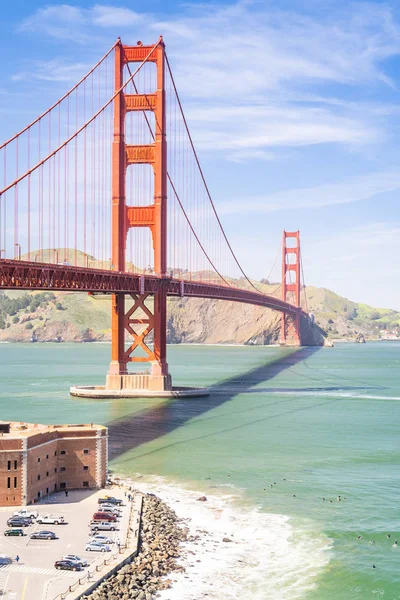 Golden Gate Köprüsü Içinde San Francisco Kaliforniya Abd West Coast — Stok fotoğraf