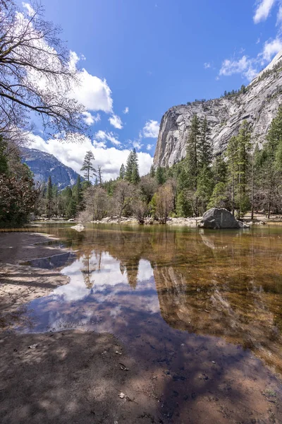 Mirror Lake Yosemite Valley National Park California San Francisco Stati — Foto Stock