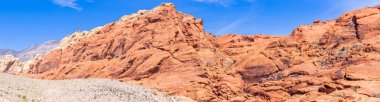 Las Vegas 'taki Red Rock Kanyonu Ulusal Koruma Alanı ABD Panoraması