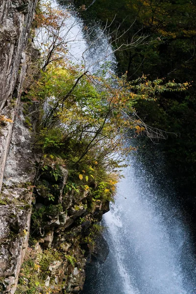 Веселка Водоспад Ущелину Ryuyo Nikko Tochigi Японії — стокове фото