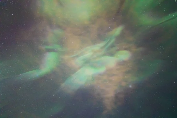 Northern Light Aurora Borealis Keflavik Reykjavik Area Iceland — Stock Photo, Image