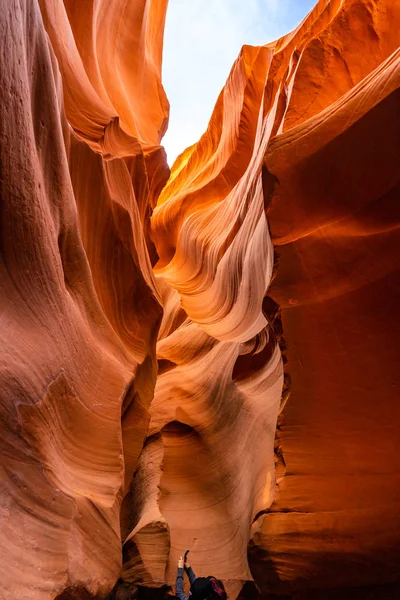 Lower Antelope Canyon Navajo Reservation Page Arizona Usa — Stock Photo, Image