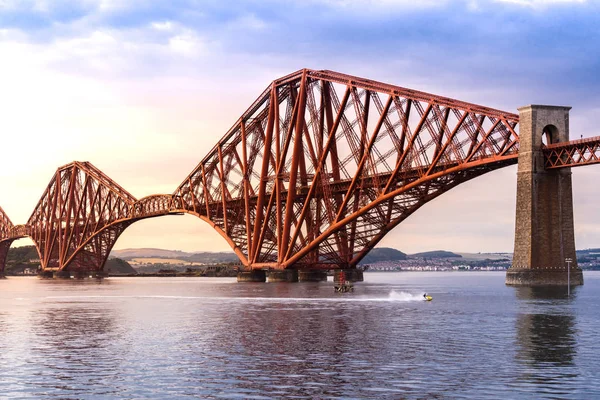 Puente Forth Patrimonio Humanidad Unesco Puente Ferroviario Edimburgo Escocia Reino —  Fotos de Stock