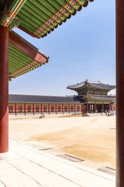 Güney Kore Deki Gyeongbokgung Sarayı — Stok fotoğraf