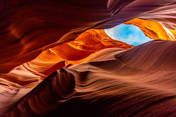 Lower Antelope Canyon Navajo Reservering Buurt Van Page Arizona Verenigde — Stockfoto