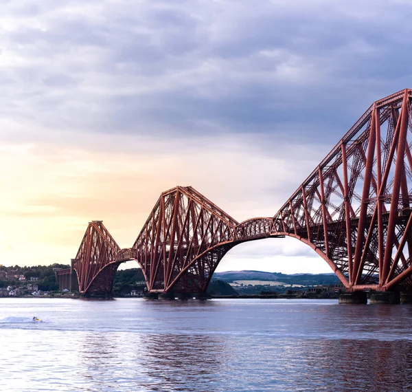 Forth Bridge Unesco Världsarv Järnvägsbro Edinburgh Skottland Storbritannien — Stockfoto