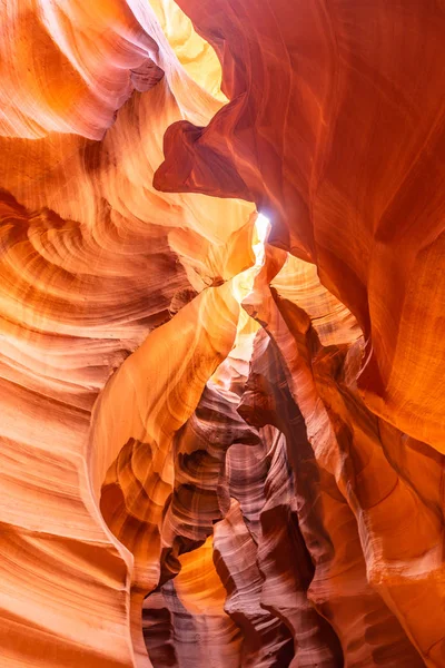 上羚羊峡谷在纳瓦霍保留附近页 亚利桑那州美国 — 图库照片