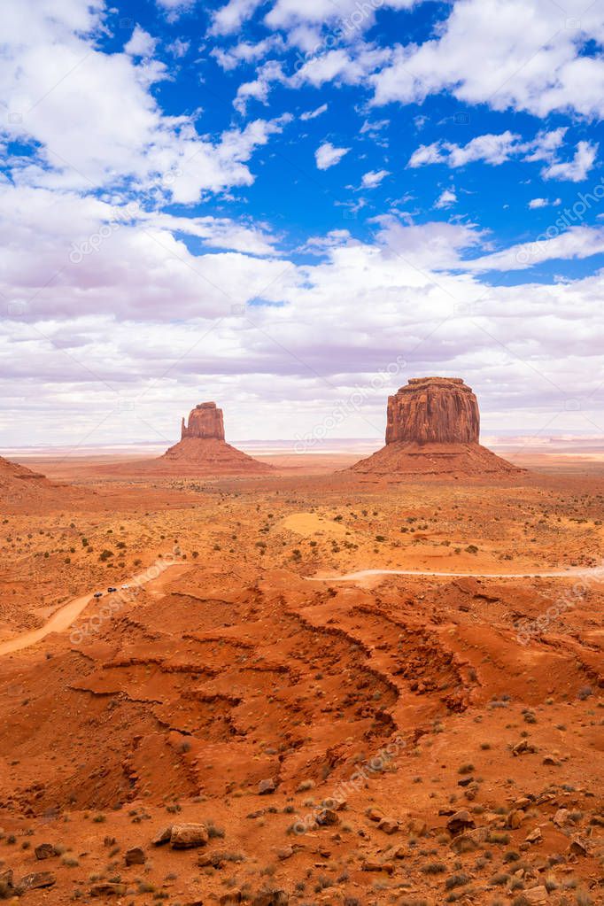 Monument Valley Navajo Tribal Park in Utah USA