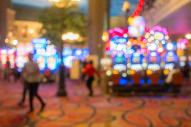 Bulanık arka plan Casino Las Vegas City Nevada ABD