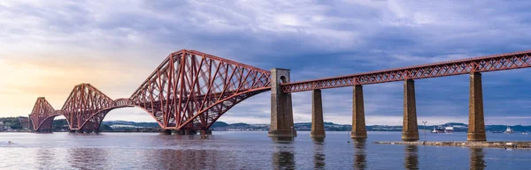 Forth Híd Unesco Világörökségi Helyszín Vasúti Híd Edinburgh Skócia Egyesült — Stock Fotó