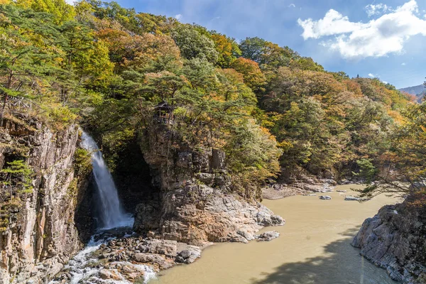 Cascata Dell Arcobaleno Ryuyo Gorge Nikko Tochigi Giappone — Foto Stock