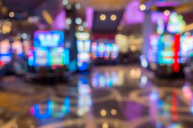 Bulanık arka plan Casino Las Vegas City Nevada ABD