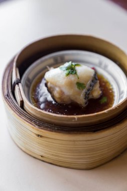 Çin dim sum ahşap sepeti