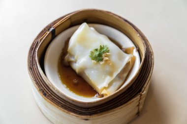 Çin dim sum ahşap sepeti