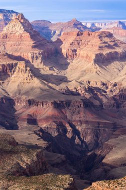 South rim of Grand Canyon in Arizona USA clipart