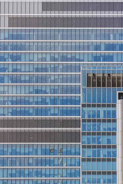 Moderne Hedendaagse Kantoorgebouw Van Glas Staal Gebruiken Voor Achtergrond — Stockfoto